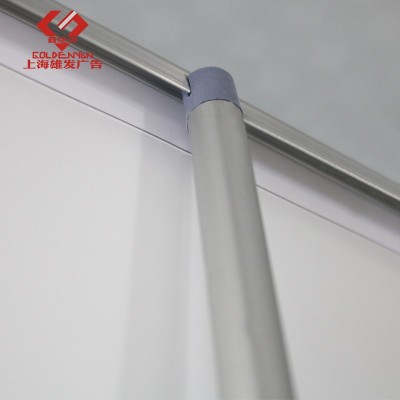 铝合金室内便携易拉宝展会招聘婚庆海报广告展架厂家批发轻便折叠图4