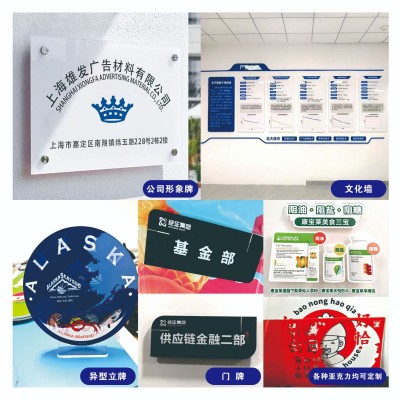 亚克力标识牌门贴门牌科室牌广告扫码支付牌台卡UV打印门头家用图5