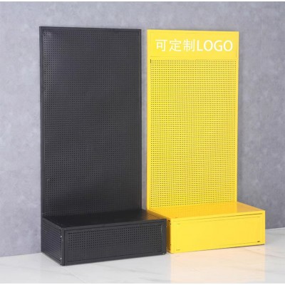 金属展示架牙刷孔板挂架袜子饰品货架饰品服饰头饰超市洞洞板挂钩图2