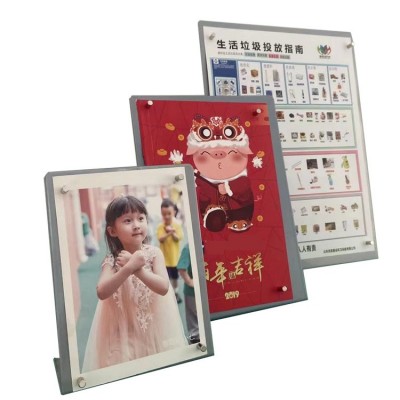 厂家L型金属台卡展示架奶茶店菜单展示牌金属桌牌吧台广告牌图5