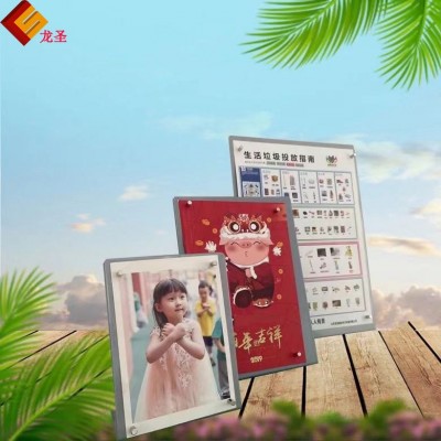 厂家L型金属台卡展示架奶茶店菜单展示牌金属桌牌吧台广告牌图2