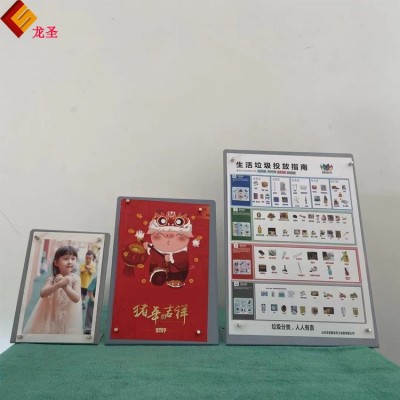 厂家L型金属台卡展示架奶茶店菜单展示牌金属桌牌吧台广告牌图4