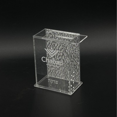 定制Lucite Tzedakah 犹太用品文物收纳盒 亚克力慈善捐赠盒定制图2