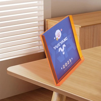 2025年新款亚克力日历月历企业加印logo亚克力台历工厂定制图4