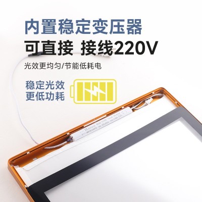 led圆角磁吸超薄灯箱广告牌挂墙式奶茶店菜单价目表发光展示灯箱图4