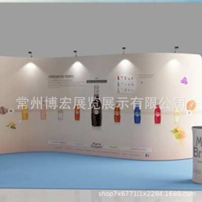 快幕秀展架定制直播背景板商场广告展示架铝型材画面定制背景板图5