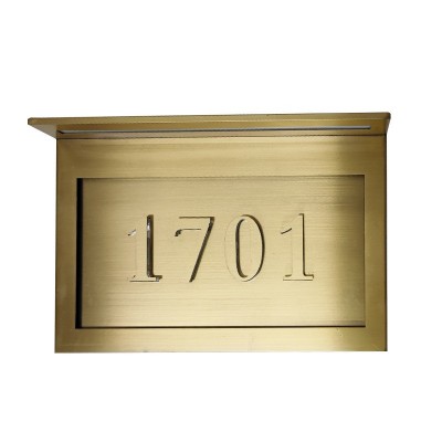 制作铝合金科室门牌金属烤漆UV双面侧装可更换公司教室医院门牌图4