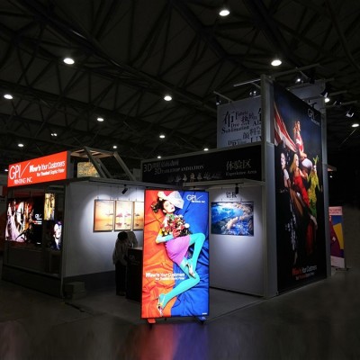 展台设计制作搭建会展中心展馆铝合金特装展位商场快展巡展促销台图3