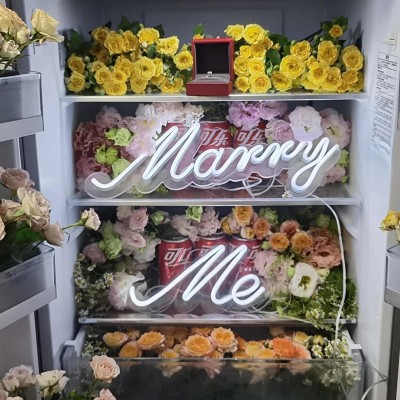 marryme嫁给我求婚灯霓虹灯发光字生日快乐led牌happybirthday燈图2