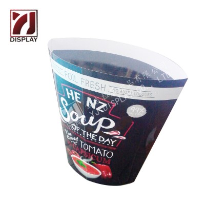 纸货架厂家泡面商场纸货架环保高强度瓦楞纸方便面纸展示架可定制图5