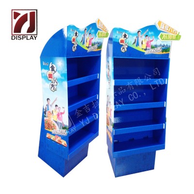 纸货架厂家泡面商场纸货架环保高强度瓦楞纸方便面纸展示架可定制