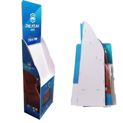 可拆装PVC安迪板落地产品展示架商超卖场4S雪弗板展柜促销定制图2