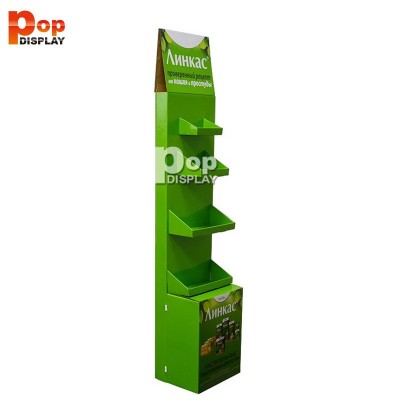 专业定制药店超市药品直立纸货架 手机配件促销直立纸展示架图4