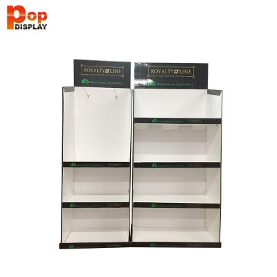 东莞厂家定制餐具厨具促销纸展示架 超市食品4层纸质陈列架批发图2