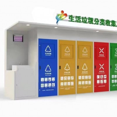 垃圾分类亭仿古垃圾桶户外公园垃圾箱工厂房垃圾分类房图5