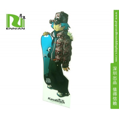 牛仔滑板纸广告立牌 瓦楞纸超市产品 告宣传促销 会展 快展展示架图5