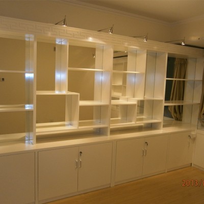 新中式实木酒柜北京客厅玄关柜酒品展示柜定 制清吧烟酒店陈列柜