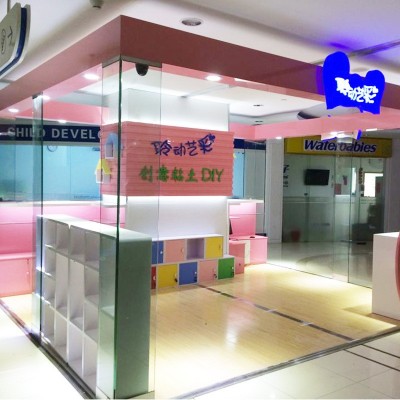 儿童玩具整理收纳柜母婴店烤漆商场展示架加工儿童奶粉货架展示柜图3