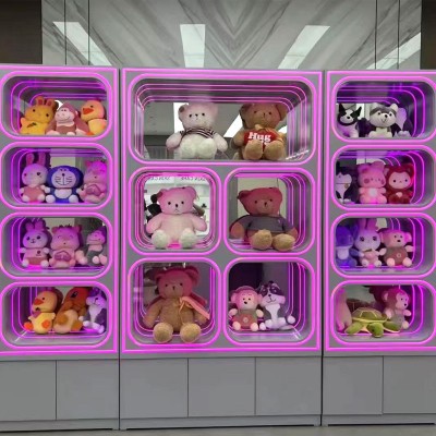 手办展示柜产品陈列柜定制潮玩店礼品展示柜电玩城展柜手办陈列柜图2