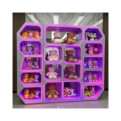 手办展示柜产品陈列柜定制潮玩店礼品展示柜电玩城展柜手办陈列柜图5