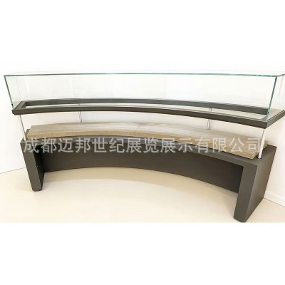 四川博物馆展柜厂家钢制玻璃独立柜纪念馆文献古董标本陶瓷陈列柜图3