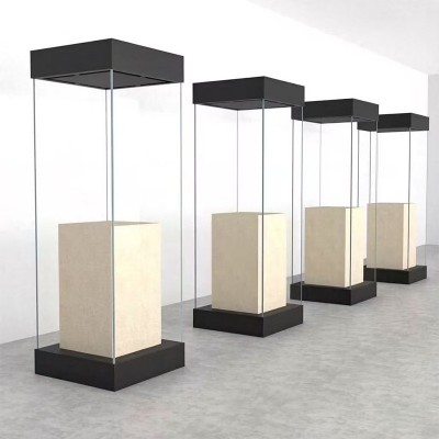 博物馆展柜定制纪念馆文献古董标本钢制玻璃展示柜奖牌手办收藏柜图4