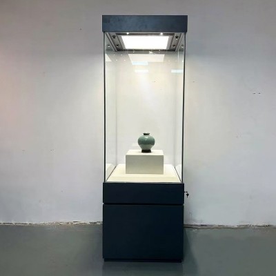 博物馆展柜定制纪念馆文献古董标本钢制玻璃展示柜奖牌手办收藏柜图5