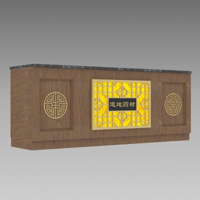 药店展示柜中医药柜保健品柜参茸柜中药柜祠堂柜支持整店设计装修图3