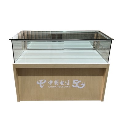 制作接待台业务受理台手机柜台玻璃展示柜手机展柜数码产品展柜图5