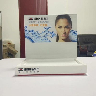 亚克力化妆品护肤品单品套装商超专柜陈列架直播间产品展架定制图2