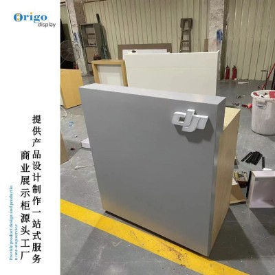 大疆展示台无人机体验桌机机演示桌电脑展示柜中岛桌厂家定制展柜