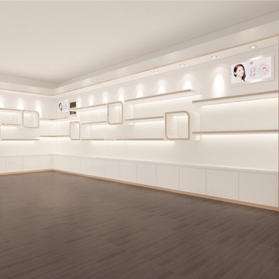 厂家直销木制烤漆展示柜化妆品公司展厅样品陈列柜直播包 包货柜图2