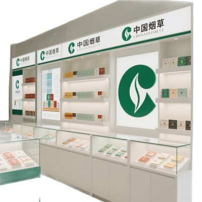 超市专卖店店香烟展示柜烟酒店高档烤漆展示台商场展柜定制工厂图5