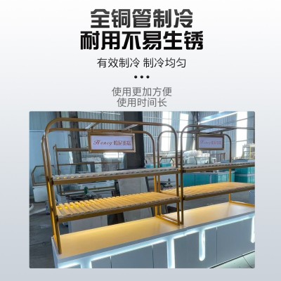 面包展示柜蛋糕柜冷藏柜边柜蛋糕甜品展示柜台超市中岛柜立式收纳图3