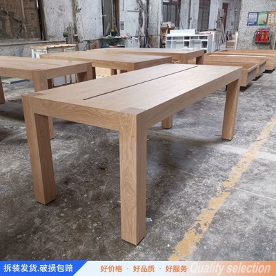 苹果手机展示桌木纹烤漆展厅展柜数码中岛体验台厂家直销图4