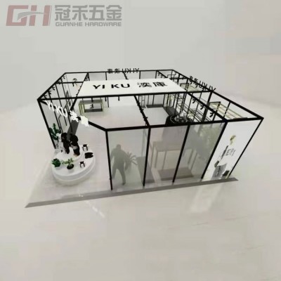 快闪桁架商场服装店快搭铝合金方柱异形展架多角度组装LED发光架图4