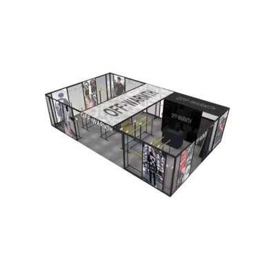 商场特卖展台搭建临时店铺摊位快闪展架展销会方铝展位铝合金框架图5