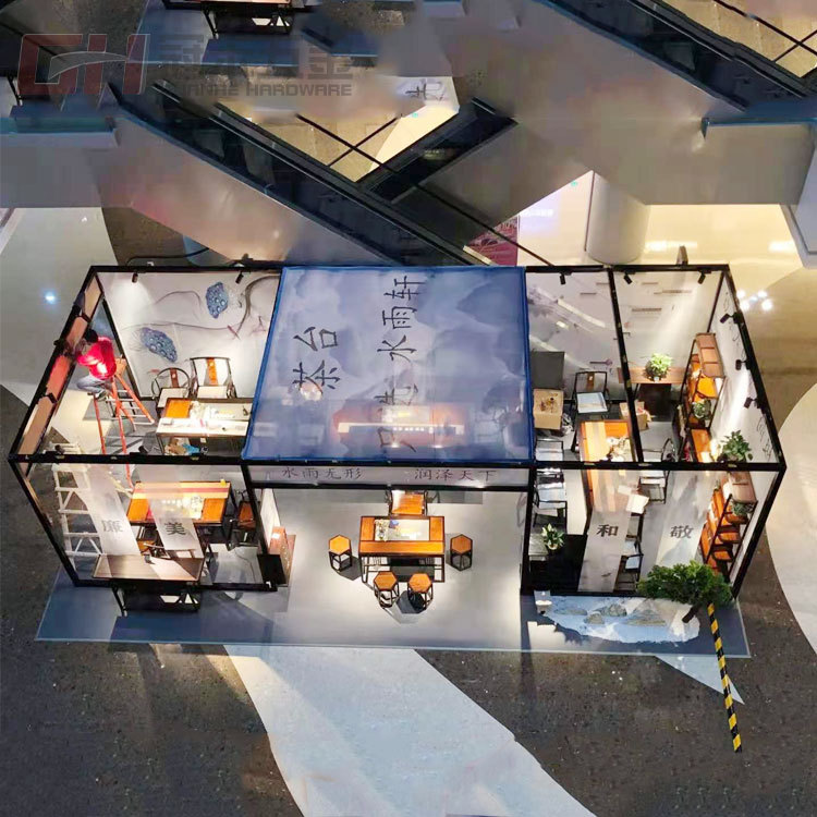 商场店铺方柱展架