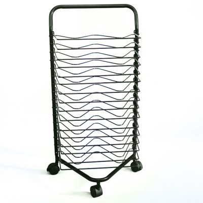 工厂热销 儿童金属画架A4画纸晾干架 画室折叠画架方便移动晾画架图5