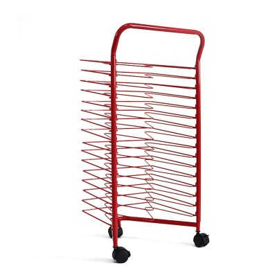 工厂热销 儿童金属画架A4画纸晾干架 画室折叠画架方便移动晾画架图4