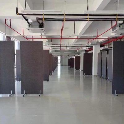 推荐磁吸款书画亚麻布板墙书法画展展览美术展示宣传美术板墙隔断图3