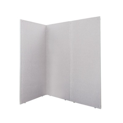 无缝艺术板墙 移动宣传广告 屏风书画展示板隔断亚麻布书 法作品展图4