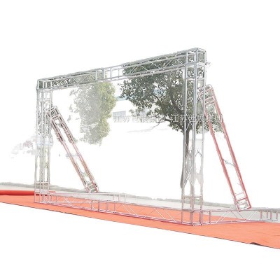 世展方管桁架钢铁桁架厂家批发热镀锌方管桁架定/制舞台背景架图5