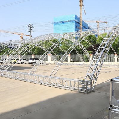 世展定/制一体铝板桁架演唱会铝合金三角铝板桁架truss铝架规格多图2