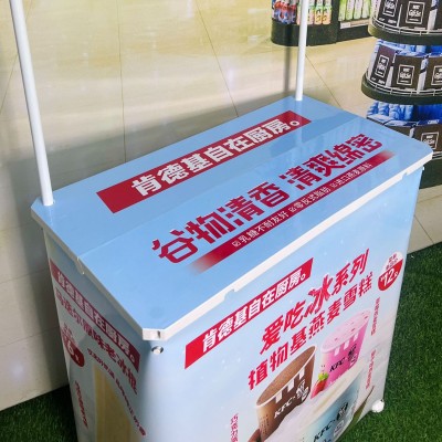 促销台展示桌面折叠桌轻便收纳广告展台展览桌展架陈列架图2