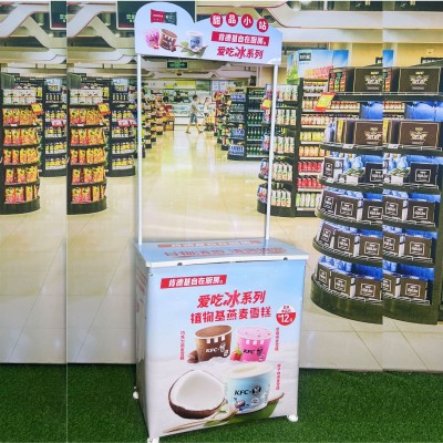 促销台展示桌面折叠桌轻便收纳广告展台展览桌展架陈列架图5
