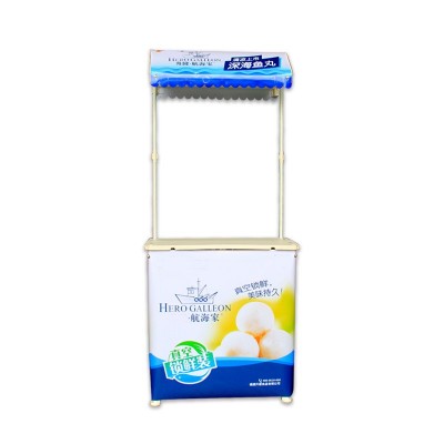 厂家直销商场广告桌超市地推摆摊促销台折叠试吃台展示架图3