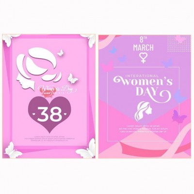 38女神节海报节日装饰店铺布置活动场景商场超市店面海报画面 100张图4