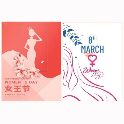 38女神节海报节日装饰店铺布置活动场景商场超市店面海报画面 100张图3