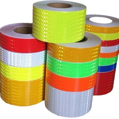 晶彩格反光膜反光条反光警标贴交通安全标金黄色反光膜耐磨反光贴图5